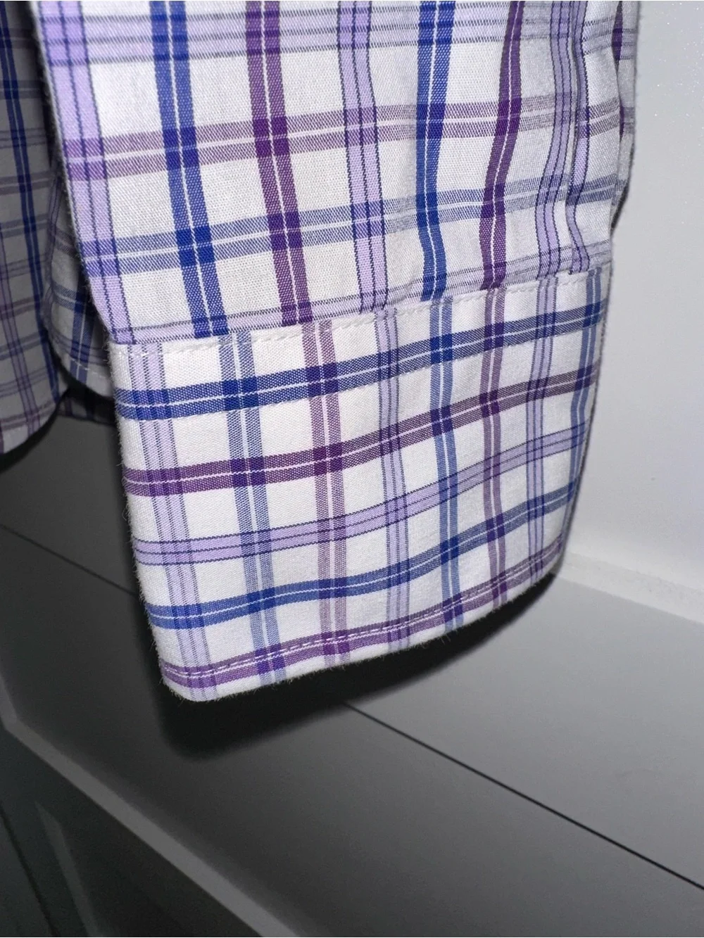 Almost New!Ralph Lauren Boys’ Blue Plaid Button-Down Shirt